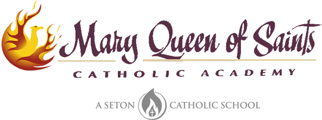 Christmas Glitter Logo - Download Mary Queen Of Saints Logo Glitter Graphics PNG