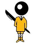 Black and Yellow Man Logo - Logos Quiz Level 5 Answers - Logo Quiz Game Answers