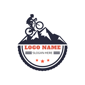 Black Man Logo - Free Mountain Logo Designs. DesignEvo Logo Maker