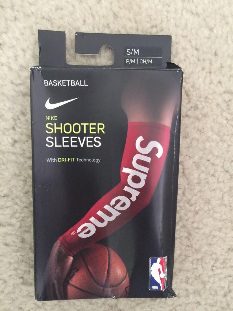 Supreme Basketball Logo - Supreme Nike NBA Red S/M Arm Shooting Sleeve Basketball SOLD OUT box ...