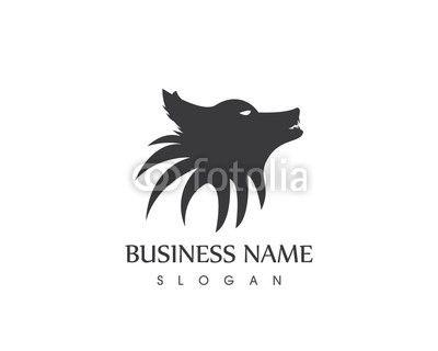 Silhouette Head Logo - Black Silhouette Wolf Head Logo Design | Buy Photos | AP Images ...