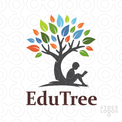 Study Logo - child, children, book, study, reading, tree, leaves, leaf, human ...