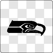 Silhouette Head Logo - Seattle Seahawks Silhouette Seahawk Head Logo Decal