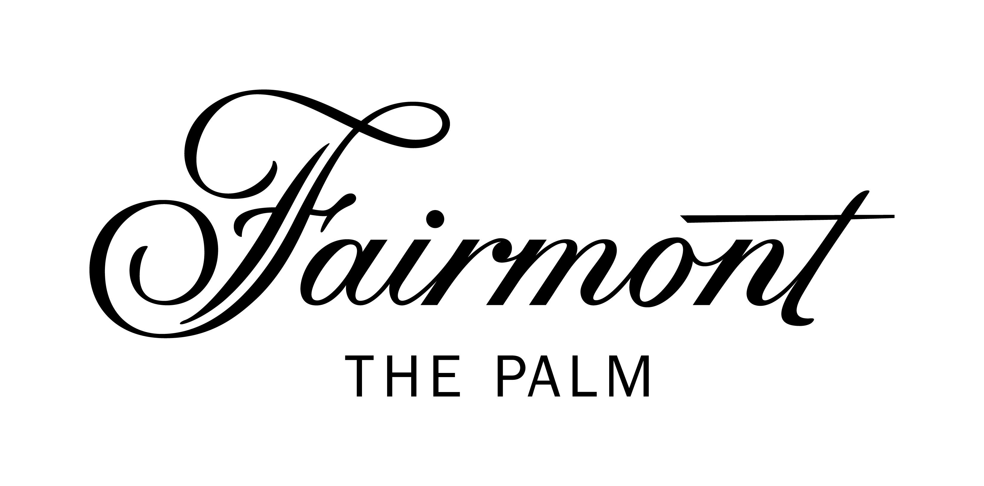 Fairmont Logo - Fairmont The Palm logo in black 2015 - Inside The Closet