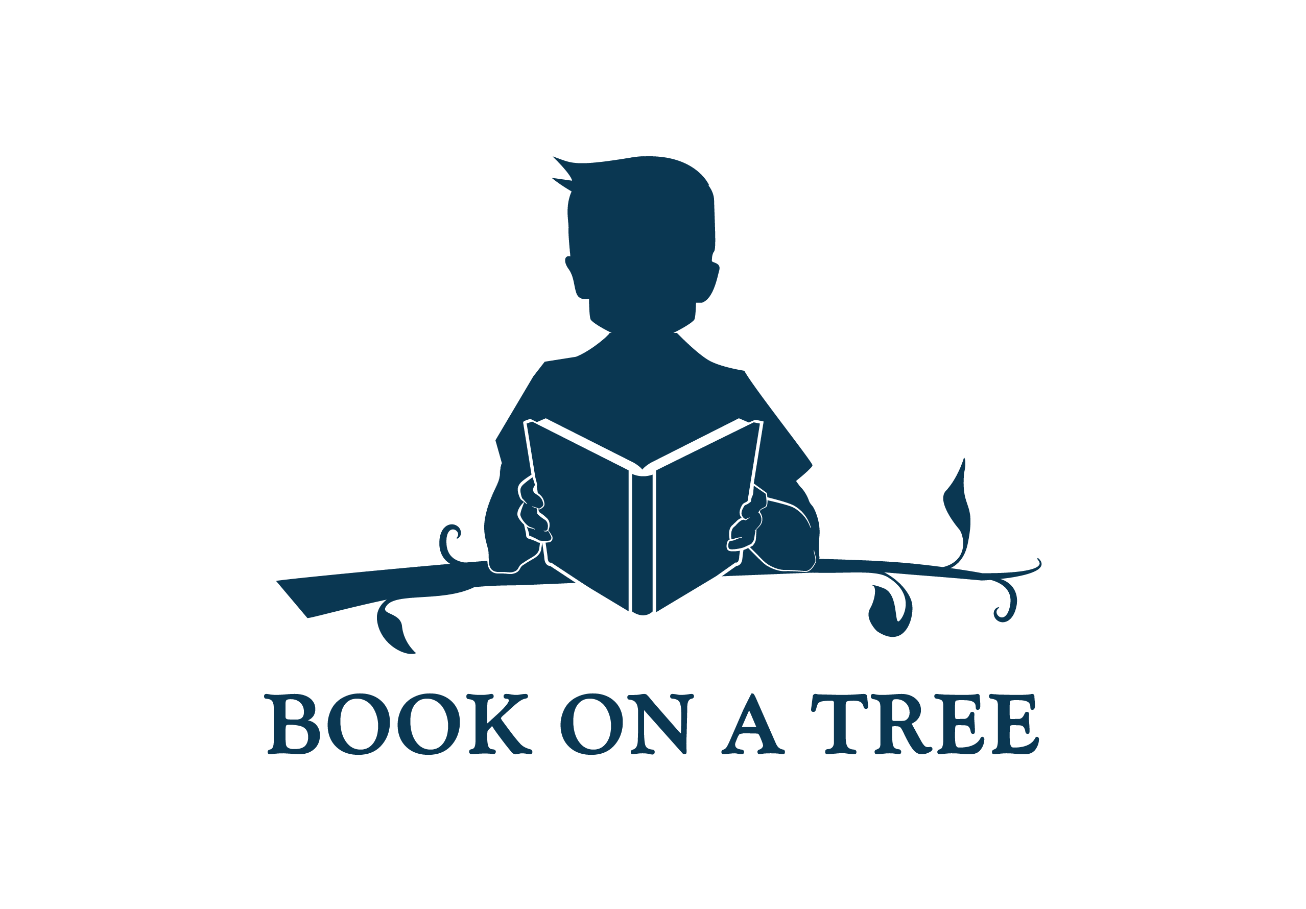 Tree Reading Logo - Book on a Tree. Welcome!