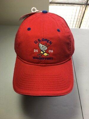 Red Flying Foot Logo - Hats & Visors - Winged Foot