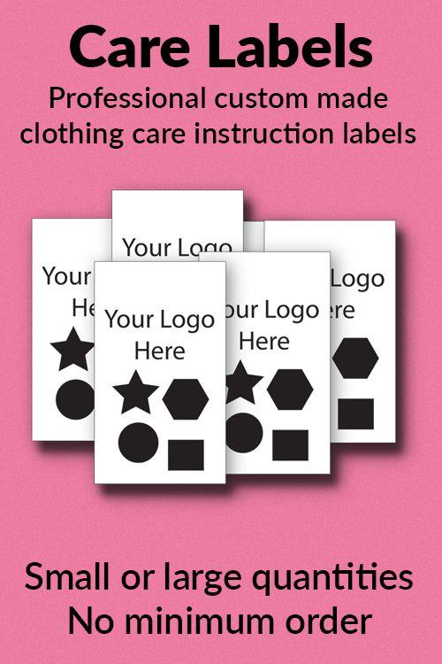 Designer Labels Logo - Custom Care Labels and Tags for Clothes and Garments from Name It Labels