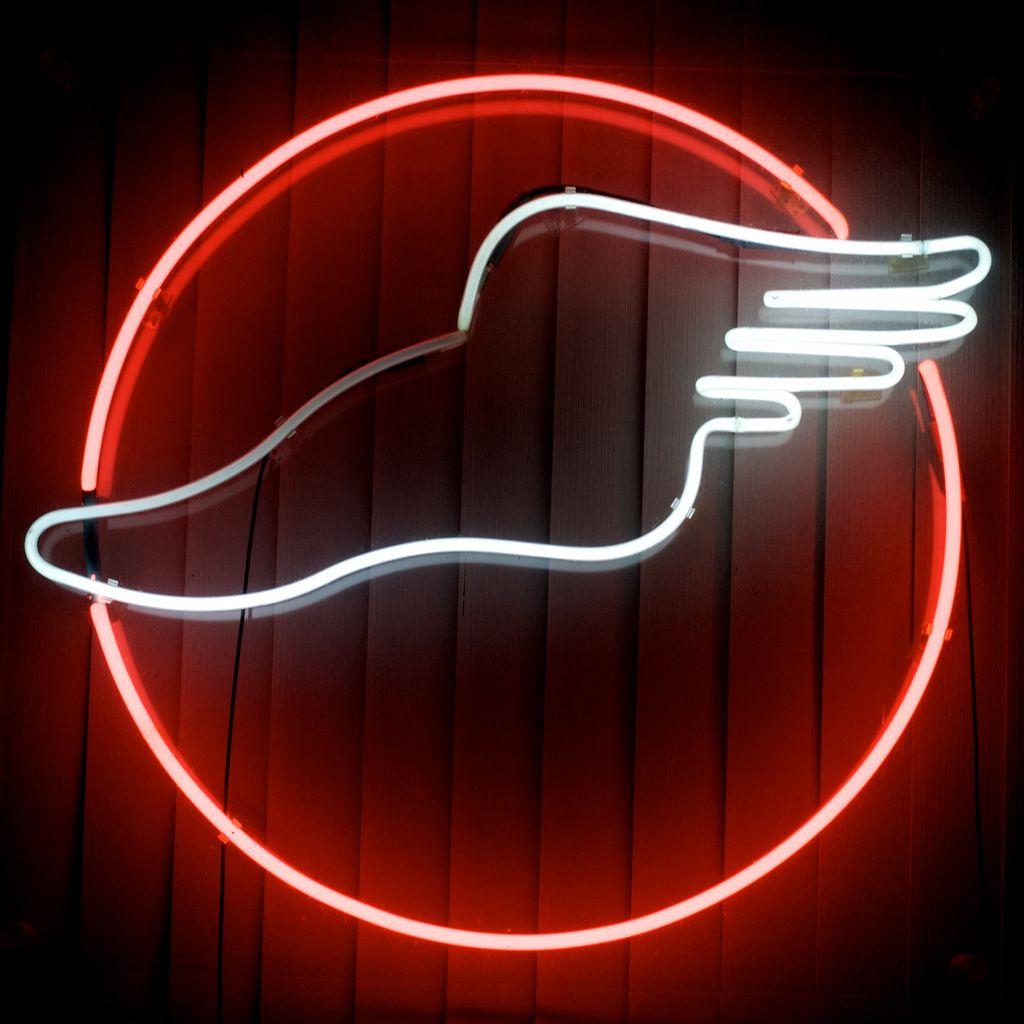 Red Flying Foot Logo - Winged Foot | Jeremy Brooks | Flickr