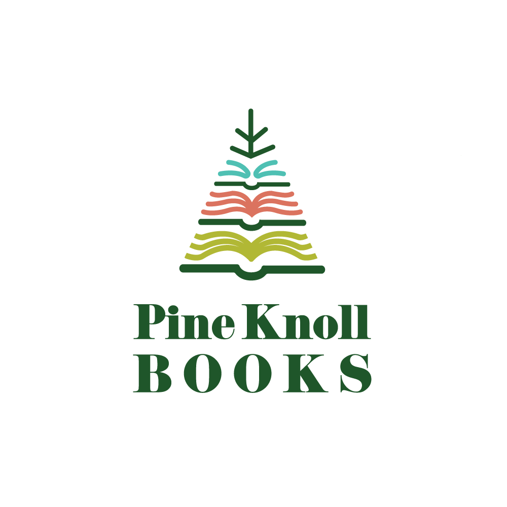 Tree Reading Logo - Pine Knoll Books—Pine Tree Logo Design | Logo Cowboy