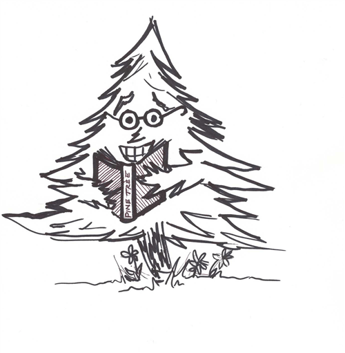 Tree Reading Logo - iRead / Pine Tree Reading Program