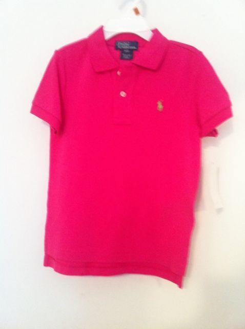 Lime Green Polo Logo - Polo Ralph Lauren Polo Shirt Solid Hot Pink Lime Green Logo SS Size ...