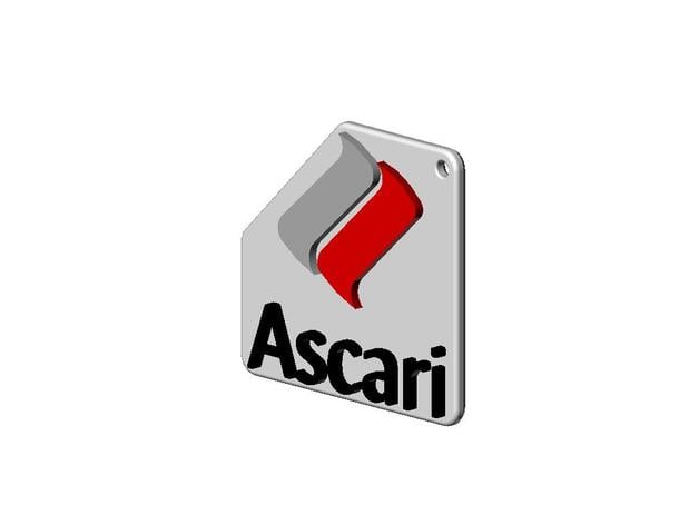 Ascari Logo - Ascari logo/keyring by shire - Thingiverse
