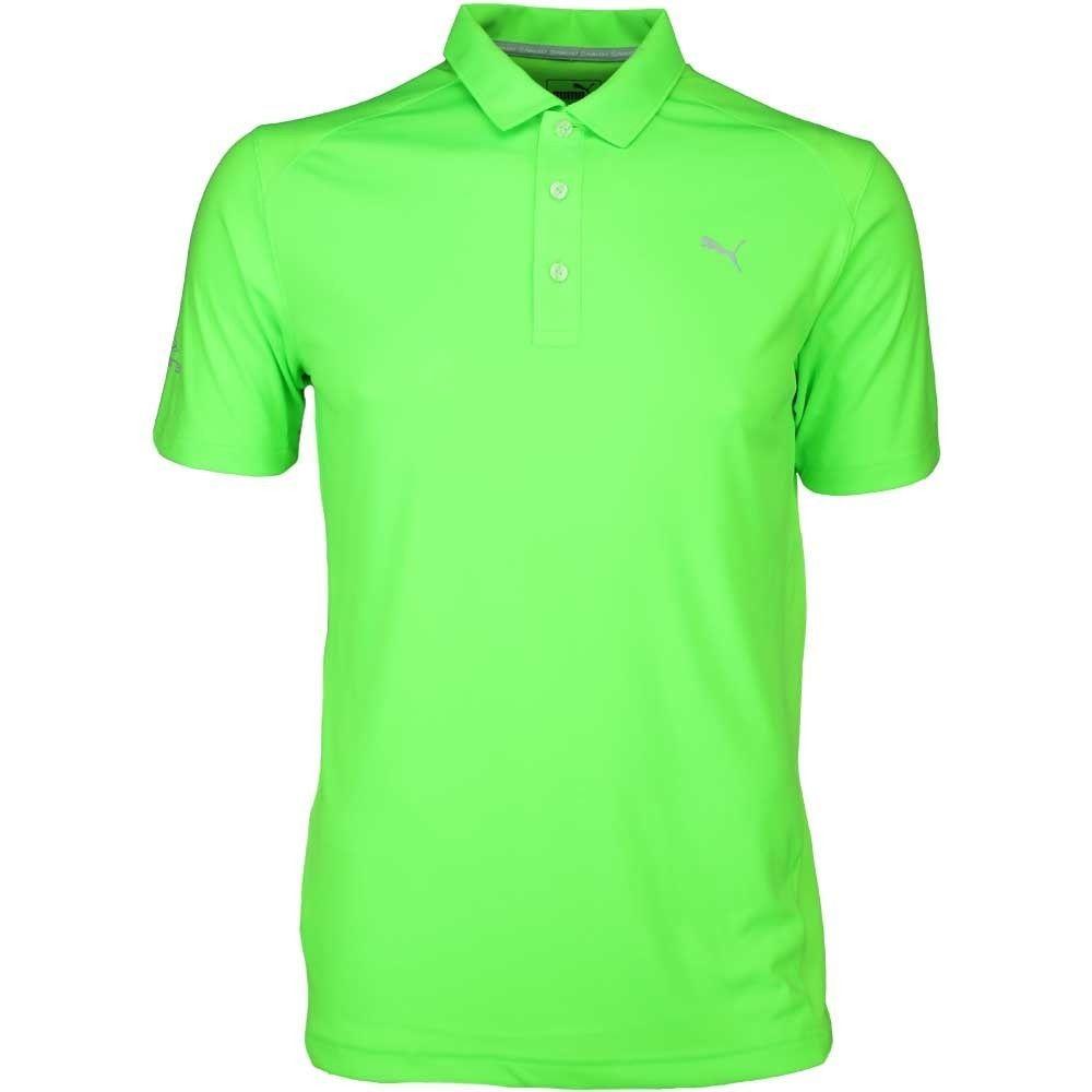 Lime Green Polo Logo - Puma Pounce Polo Shirt Lime Green | eBay