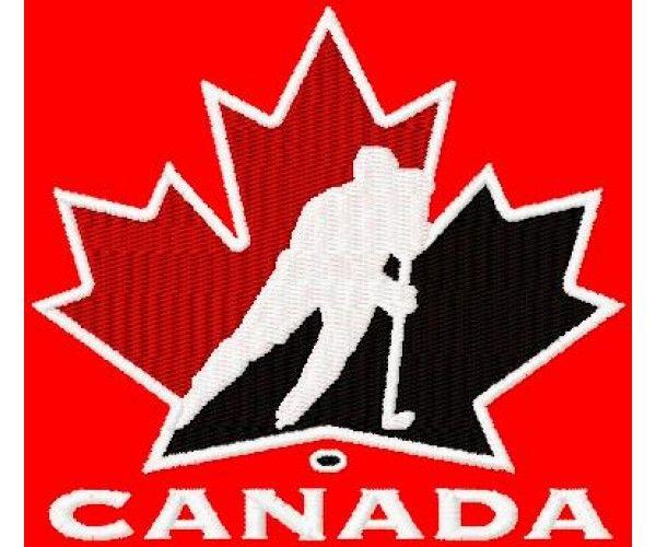 Canada Hockey Logo - Canada hockey logo machine embroidery design for instant download