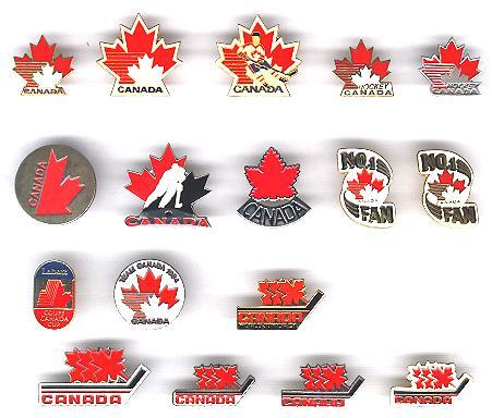 Canada Hockey Logo - Team Canada Hockey Pins, USA Hockey Pins, IIHF Hockey Pins, World