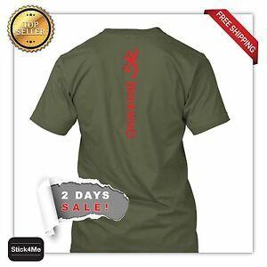 Red Vertical Logo - RED VERTICAL BROWNING LOGO BACKFRONT PRINTING Style HUNTING t-shirt ...