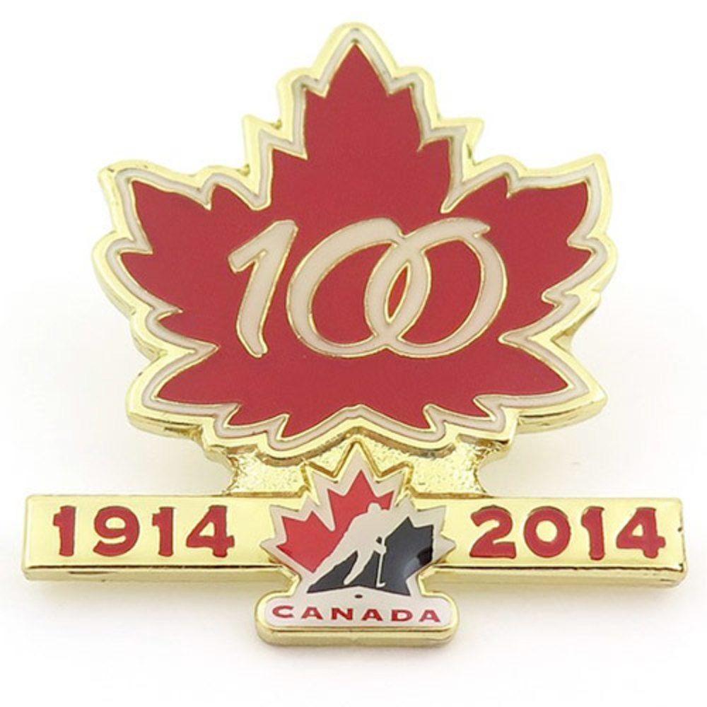 Canada Hockey Logo - Hockey Canada 100th Anniversary Logo Pin