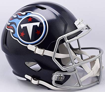 Titans Helmet Logo - Tennessee Titans 2018 Logo Riddell Speed Mini Football