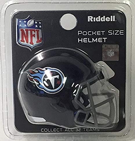 Titans Helmet Logo - Tennessee Titans Riddell Speed Pocket Pro Football