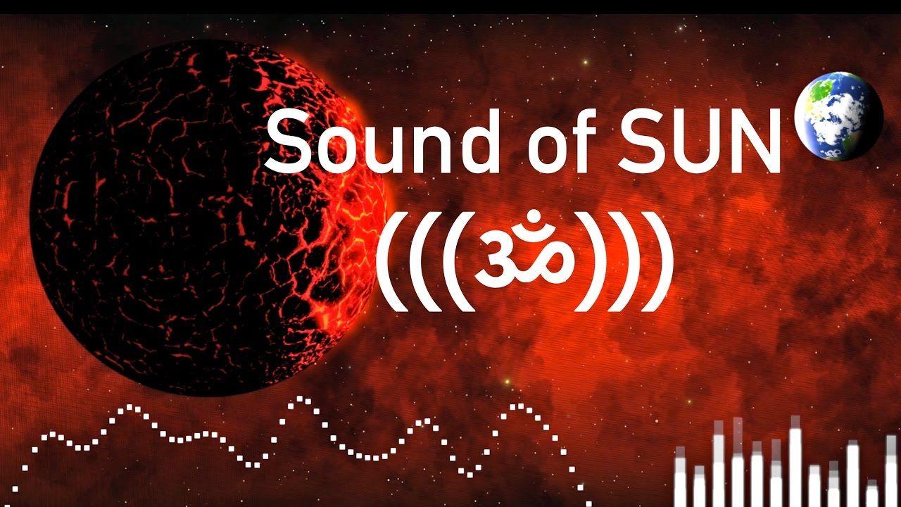 NASA Scientific Visual Services Logo - Sounds of the Sun. NASA. AUM ॐ. HD SOUND. Visual Sound Waves