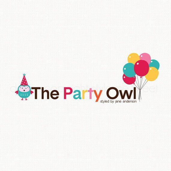 Party Logo - owl logo design party logo design party by stylemesweetdesign ...