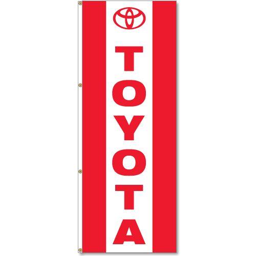Red Vertical Logo - Buy 3x8 ft. Vertical Toyota Logo Flag - 3'x8' Vertical Logo Flags ...