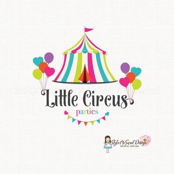 Party Logo - circus tent logo party logo design by stylemesweetdesign on Etsy ...