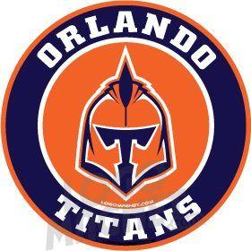 Titans Helmet Logo - ORLANDO-TITANS-TITAN-HELMET - Logo Magnet