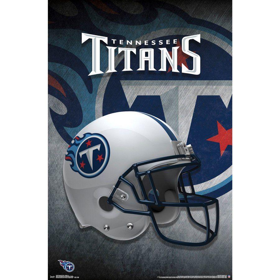 Titans Helmet Logo - Tennessee Titans Helmet 22'' x 34'' Logo Poster