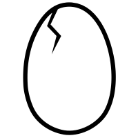 Cracked Egg Logo - Cracked-egg icons | Noun Project
