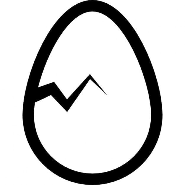 Cracked Egg Logo - Cracked egg clip art