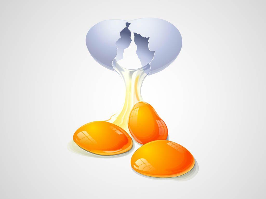 Cracked Egg Logo - Cracked Egg Vector Vector Art & Graphics | freevector.com