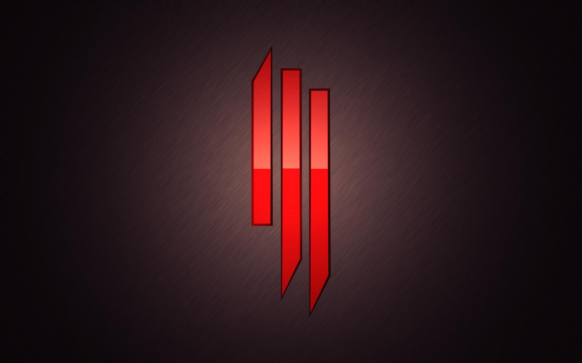 Red Vertical Logo - Skrillex Red Logo Free Download Music MP3 For Desktop Wallpaper HD
