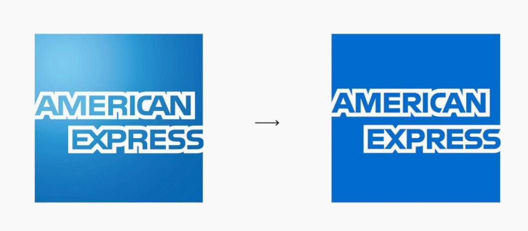 Express Brand Logo - American Express Unveils A Cleaner, Bolder, Mobile Friendly Logo