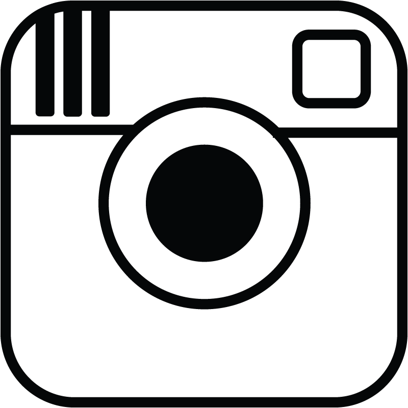 Black Instagram Logo - Instagram App Black And White Logo Png Images