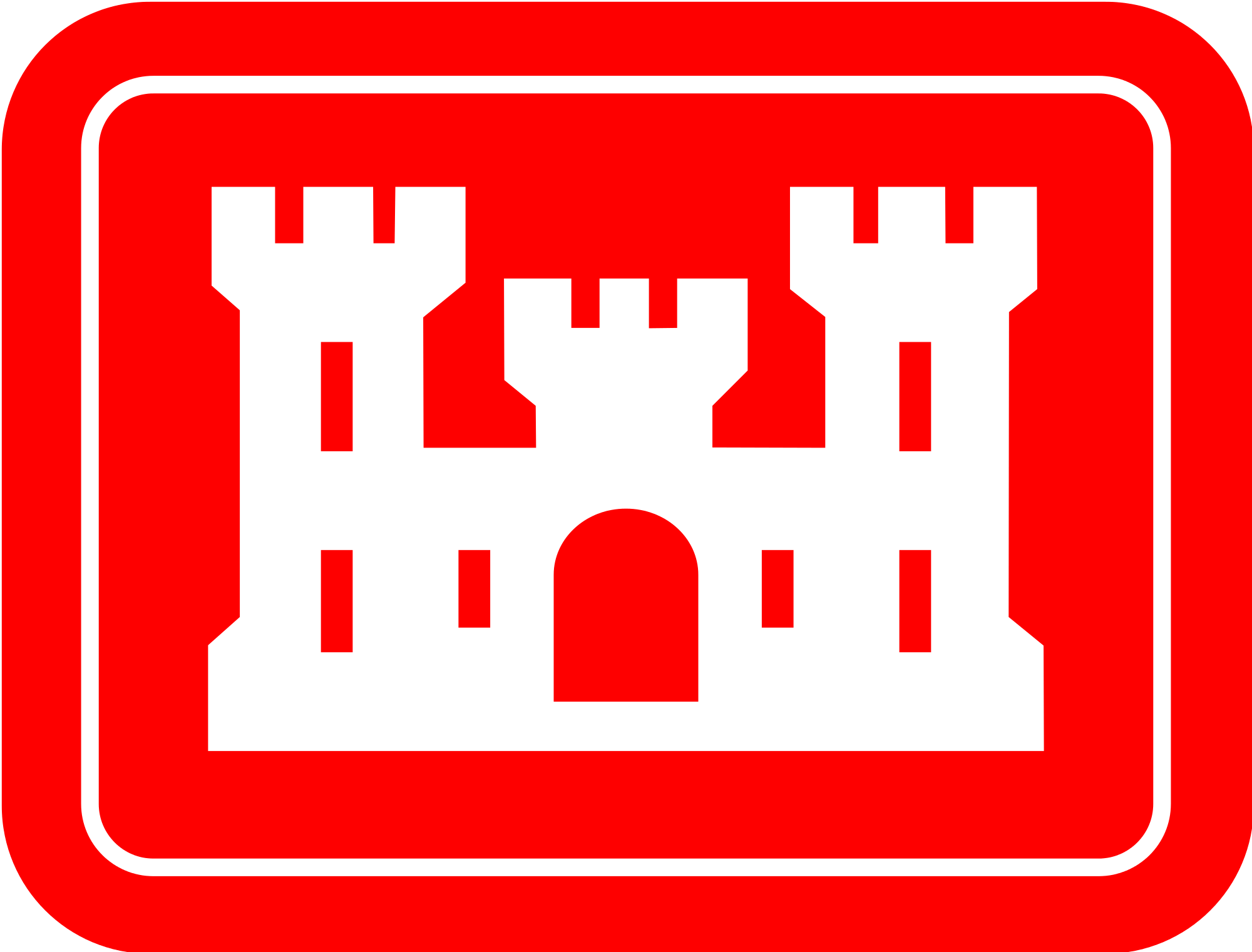 USACE Logo - Corps Castle