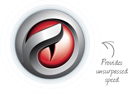 AC Browser Logo - Secure Web Browser. Fastest Free Dragon Browser from Comodo