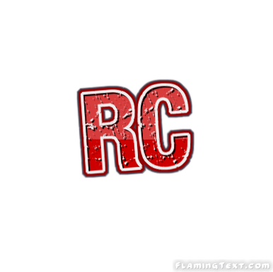Red RC Logo - Rc Logo | Free Name Design Tool from Flaming Text