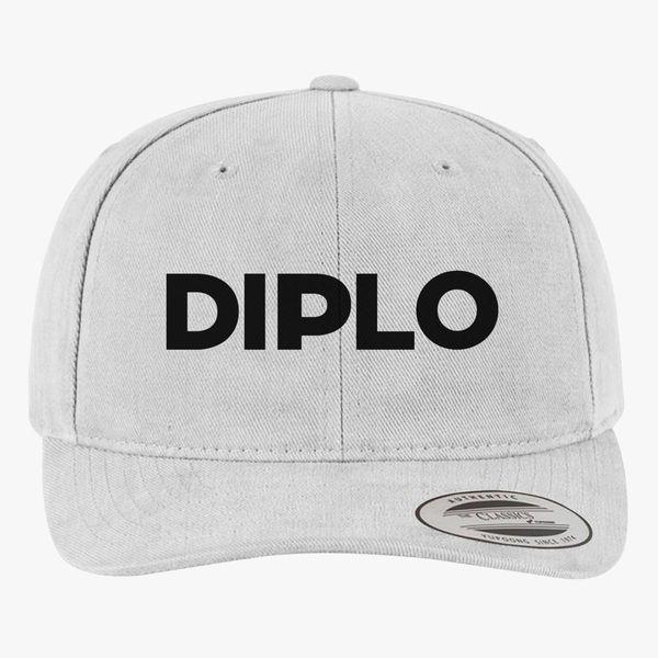 Diplo Logo - Diplo Logo Brushed Cotton Twill Hat