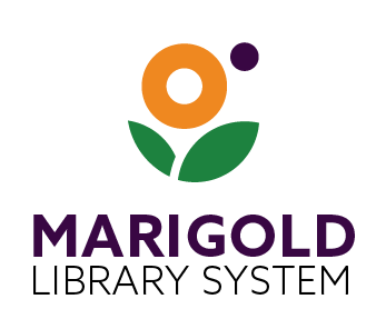 Marigold Flower Logo - A bold new logo for Marigold. Marigold Library System