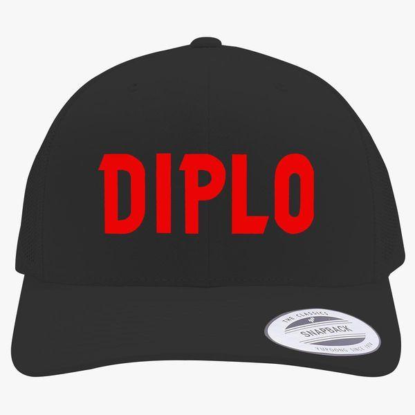Diplo Logo - Diplo Logo Retro Trucker Hat