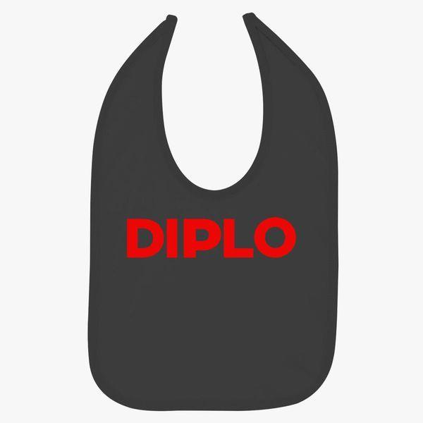 Diplo Logo - Diplo Logo Baby Bib