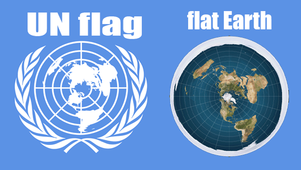 United Nations Flat Earth Logo - Quantum Non-Linearity: The Anti-establishmentarian Malaise and Flat ...