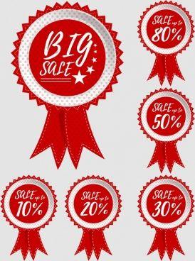 10 Red Circles Logo - Round ribbon logo free vector download (75,775 Free vector) for ...