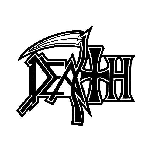 Death Logo - Death Band Logo Vinyl Decal