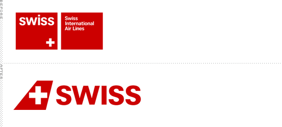 Red Industry Logo - Brand New: Swiss Air Lines, Literally