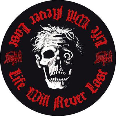 Death Logo - Red logo / life will never last by Death, Slipmat with ledotakas ...