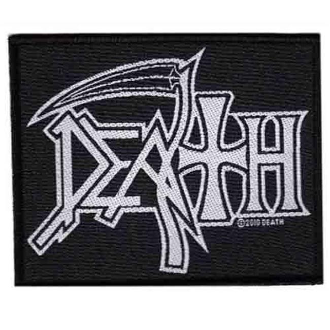 Death Logo - OFFICIAL LICENSED - DEATH - LOGO SEW ON PATCH DEATH METAL | eBay