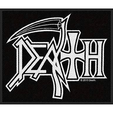 Death Logo - DEATH, Logo - Patch: Amazon.co.uk: Clothing