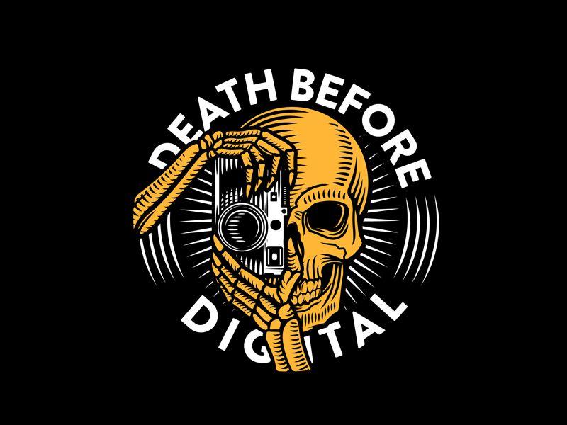Death Logo - Death before digital - logo by Ralf Resuk | Dribbble | Dribbble
